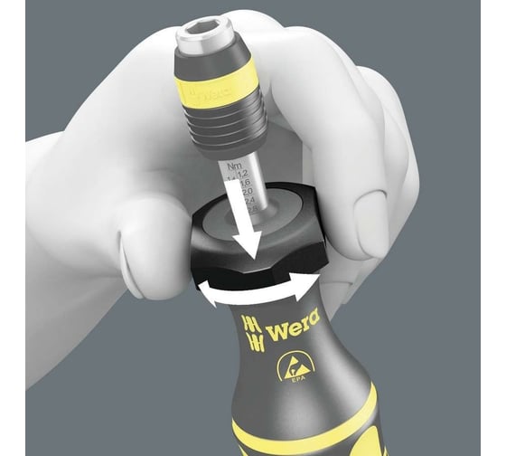 Динамометрическая отвертка WERA 7441 ESD 1.2-3.0 Нм WE-074731