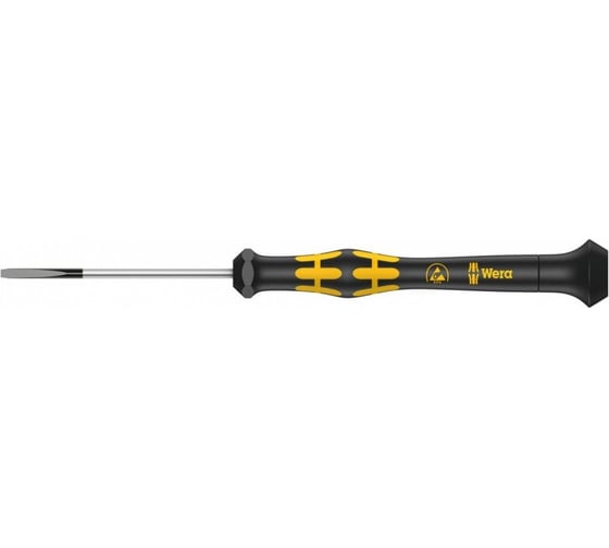 Отвертка WERA Micro 1578 A ESD 0.8x4.0x80 мм WE-030107 1
