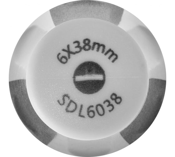 Стержневая шлицевая отвертка THORVIK SDL6038 SL6x38 мм 53687