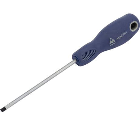 Шлицевая отвертка (Slotted, 3.0х75 мм, держатель) МАСТАК 040-30075H