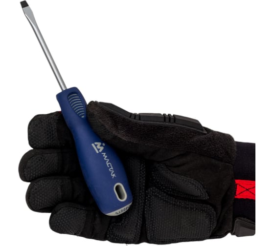 Шлицевая отвертка (Slotted, 5.5х75 мм, держатель) МАСТАК 040-55075H
