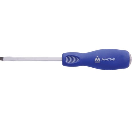 Шлицевая отвертка (Slotted, 5.5x75 мм, силовая, держатель) МАСТАК 040-55752H