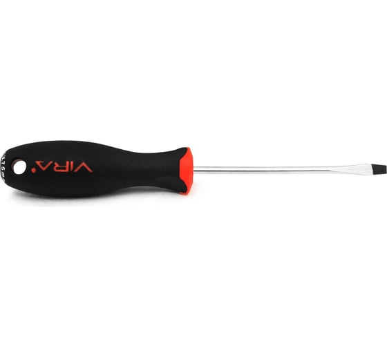 Отвертка RAGE by VIRA SL3x75 CR-V эргономичная двухкомпонентная ручка 391106