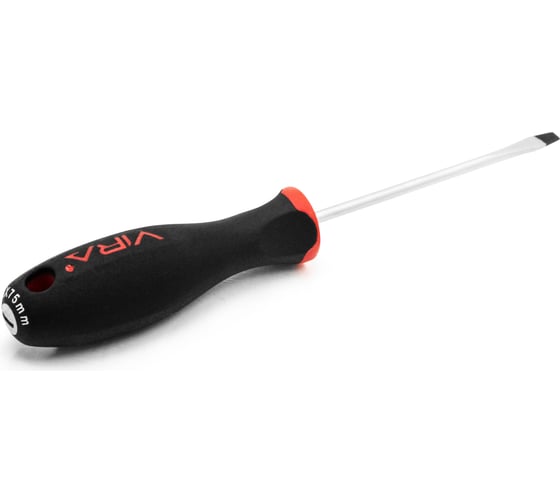 Отвертка RAGE by VIRA SL3x75 CR-V эргономичная двухкомпонентная ручка 391106