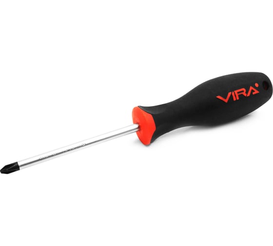 Отвертка RAGE by VIRA PH2x100 CR-V эргономичная двухкомпонентная ручка 391100