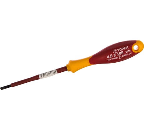 Шлицевая отвертка TOPEX 39D472