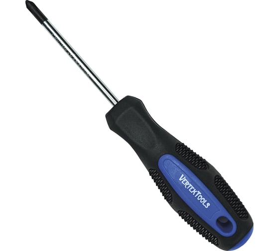 Крестовая отвертка vertextools 3x75 мм, ph0 0050-3-75 1
