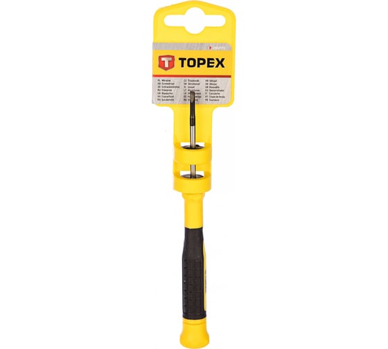 Прецизионная шлицевая отвертка TOPEX 39D771