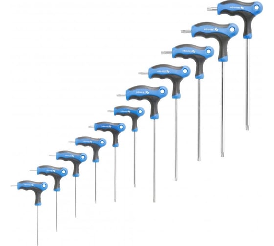Набор ключей Torx  torx security, тип "Т", 10 шт HT1W881