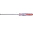 Отвертка SPARTA Crystal PH1x100 мм, прозрачная рукоятка, углеродистая сталь 134037 1