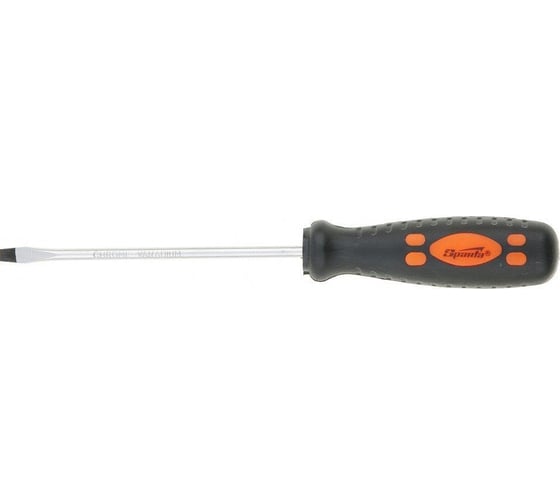 Отвертка SPARTA Expert SL6.0x100 мм, CrV, двухкомпонентная рукоятка 11612 1