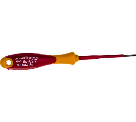Шлицевая отвертка TOPEX 1000 В 39D470