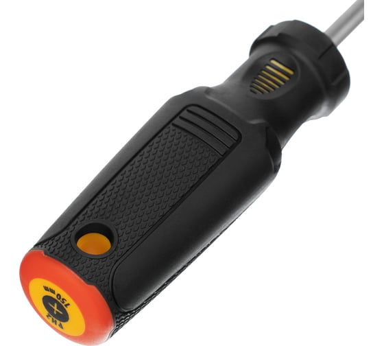 Отвертка Denzel PH2x150 мм, CrV, трехкомпонентная рукоятка 12180