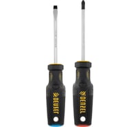 Комбинированный набор отвёрток Denzel CrV, трехкомпонентная рукоятка 12211