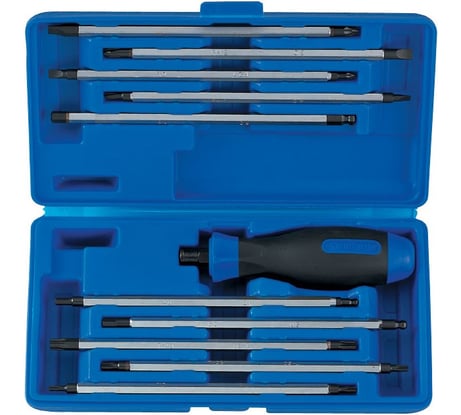 Наборная отвертка со сменными жалами (11 предметов) KING TONY 32518MR01