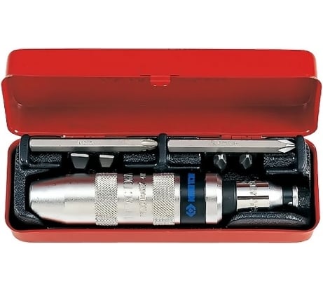 Ударная отвертка с принадлежностями 5/16", 8шт KING TONY 4108FR