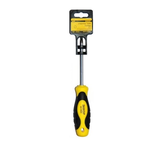 Отвертка Torx T7х75 мм 1/6/240 Энкор 19581 1