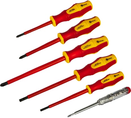 Набор отверток диэлектрических Ultra Grip КОБАЛЬТ 646-522