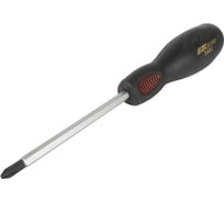 Крестовая силовая отвертка со сквозным стержнем PH 2х100мм красная JTC-3492