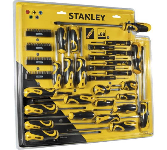 Набор отверток Stanley 69 предметов STHT0-62139 1