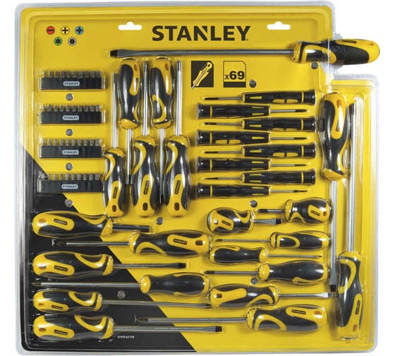 Набор отверток Stanley 69 предметов STHT0-62139