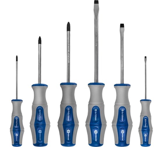 Набор отверток Ultra Grip КОБАЛЬТ 646-652