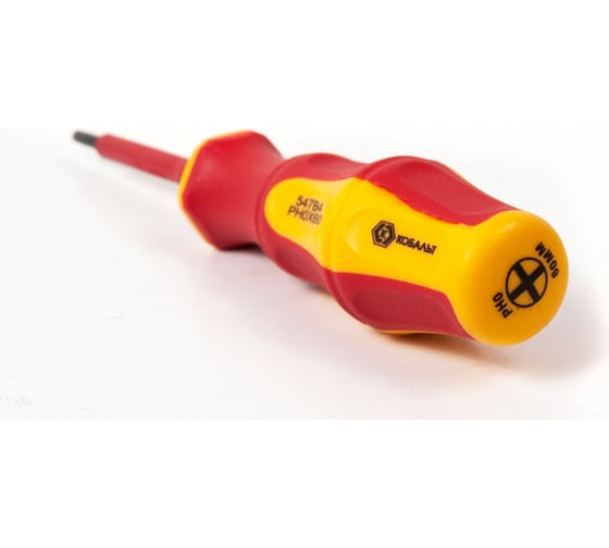 Отвертка диэлектрическая Ultra Grip PH-0 х 60 мм CR-V КОБАЛЬТ 646-485