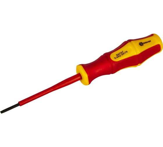 Отвертка Ultra Grip SL 2,5 х 75 мм CR-V КОБАЛЬТ 646-430 1