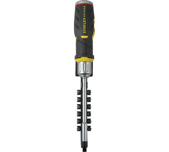 Реверсивная отвертка с битами Stanley FATMAX FMHT0-62691