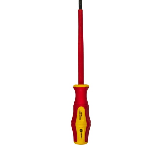 Отвертка диэлектрическая Ultra Grip SL 6,5 х 150 мм CR-V КОБАЛЬТ 646-461