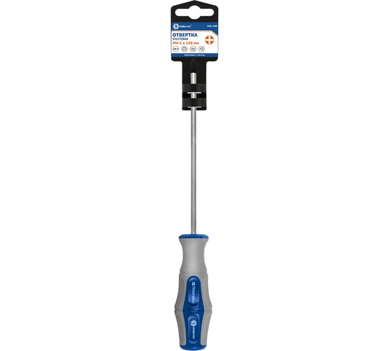 Отвёртка Ultra Grip PH-1 х 150 мм CR-V КОБАЛЬТ 646-348