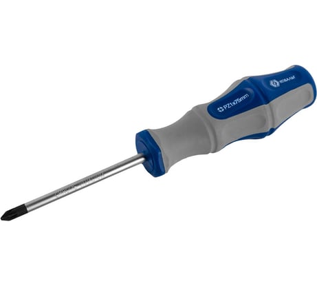 Отвёртка Ultra Grip PZ-1 х 75 мм CR-V КОБАЛЬТ 646-409