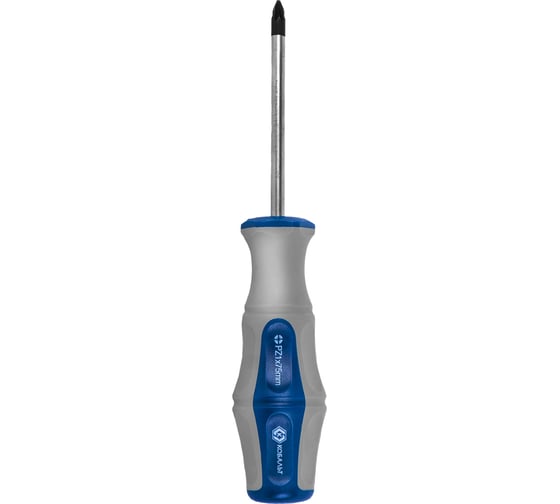 Отвёртка Ultra Grip PZ-1 х 75 мм CR-V КОБАЛЬТ 646-409