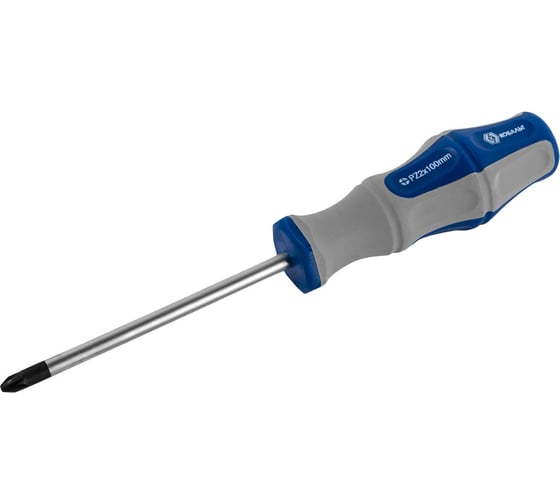 Отвёртка Ultra Grip PZ-2 х 100 мм CR-V КОБАЛЬТ 646-416