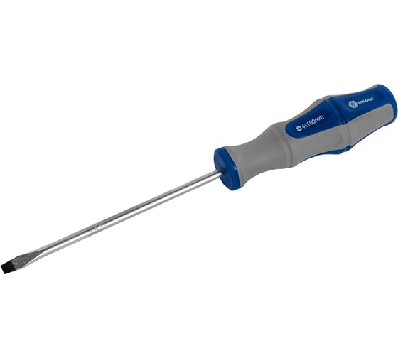 Отвёртка Ultra Grip SL 4  х 100 мм CR-V КОБАЛЬТ 646-249 1