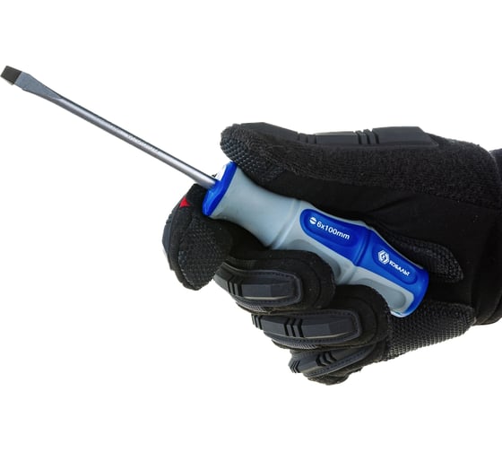 Отвёртка Ultra Grip SL 6 х 100 мм CR-V КОБАЛЬТ 646-270