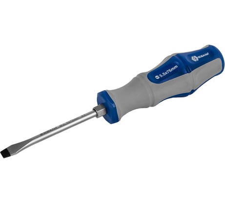 Отвертка ударная Ultra Grip SL 5.5 x 75 мм S2 КОБАЛЬТ 646-539