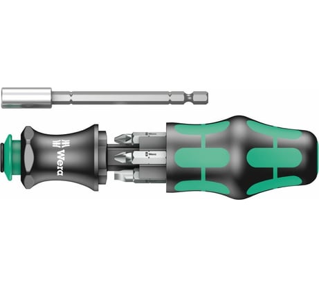 Набор бит с рукояткой-битодержателем Wera 6 предметов, WE-134491