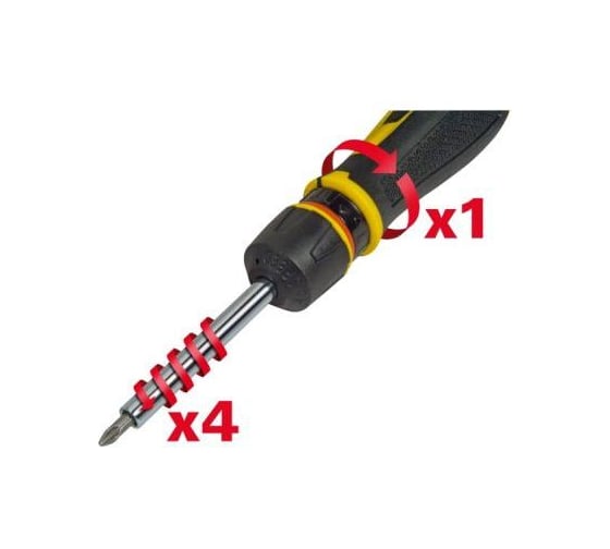 Отвертка с храповым механизмом Stanley FatMax Hi-Speed 0-69-236