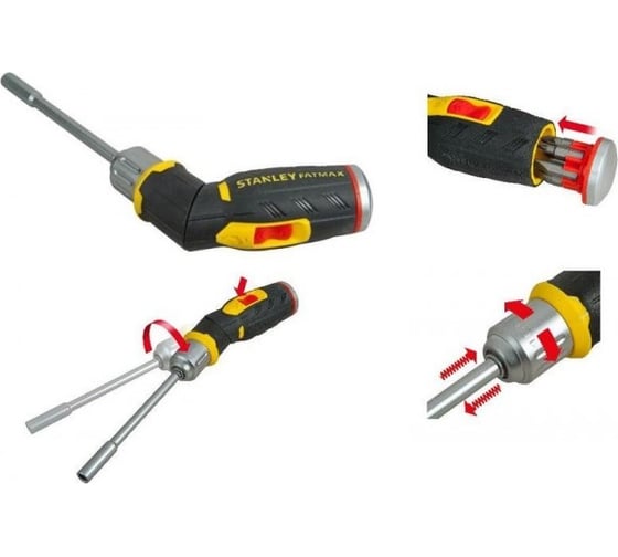 Реверсная отвертка с храповым механизмом Stanley FatMax FMHT0-62691 0-62-691