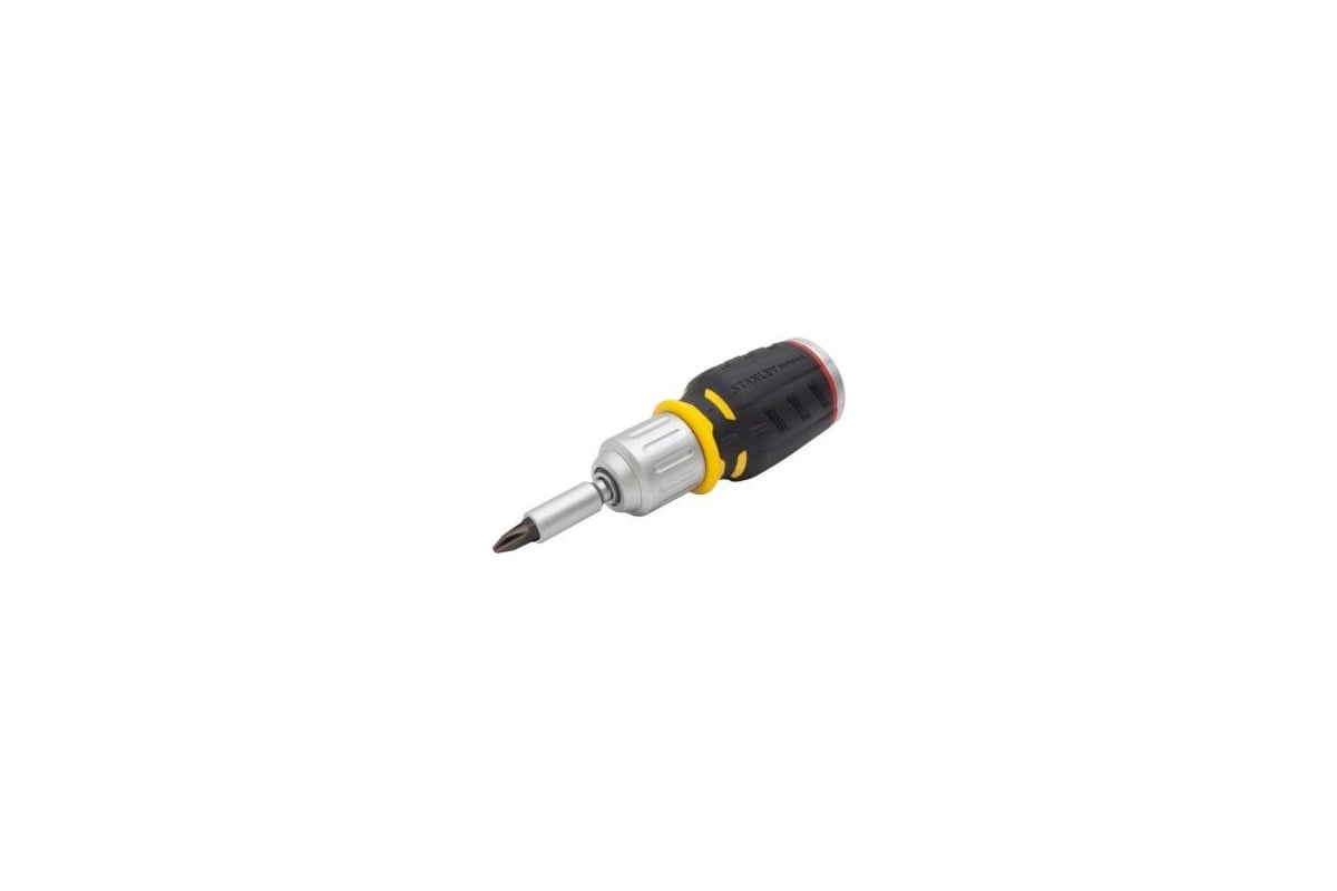 Отвертка Stanley FatMax Stubby с храповым механизмом с 6-тью вставками ...