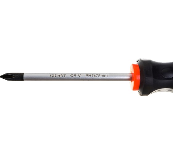 Отвертка Gigant PH1x75 с магнитным наконечником GS PH175