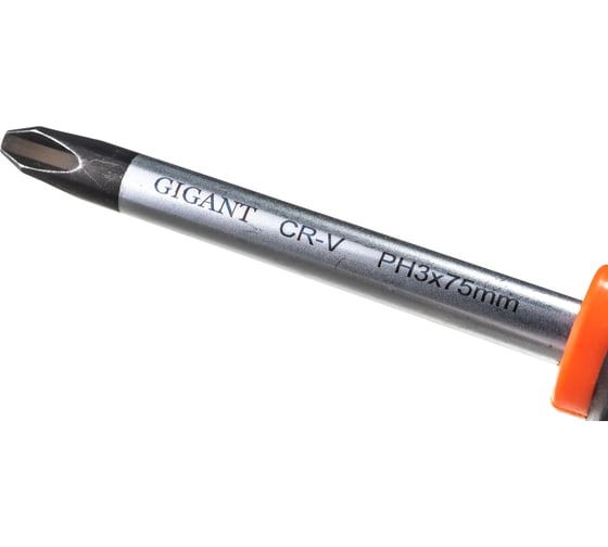 Отвертка Gigant PH3x75 с магнитным наконечником GS PH375