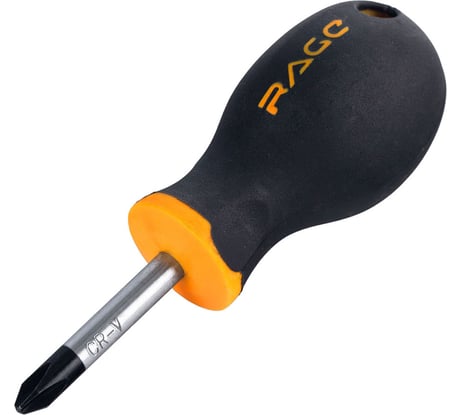Отвертка RAGE by VIRA крестовая c магнитным наконечником PH2 x 38 мм 391115