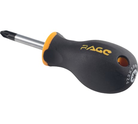 Отвертка RAGE by VIRA крестовая c магнитным наконечником PZ2 x 38 391152