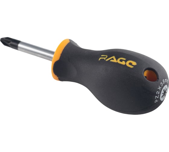 Отвертка RAGE by VIRA крестовая c магнитным наконечником PZ2 x 38 391152 1