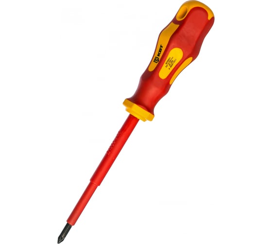 Изолированная отвертка КВТ Pozidriv PZ1*100 69306 1