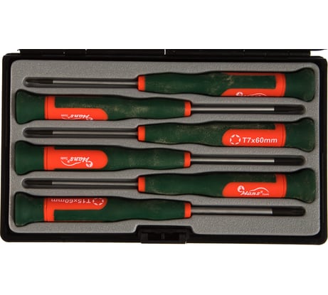 Набор отверток для точной механики TORX Hans 06141-6
