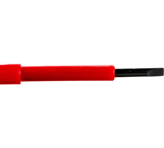 Диэлектрическая отвертка СИБРТЕХ SL3*75mm CrV, до 1000В, двухкомпонентная рукоятка// 12931