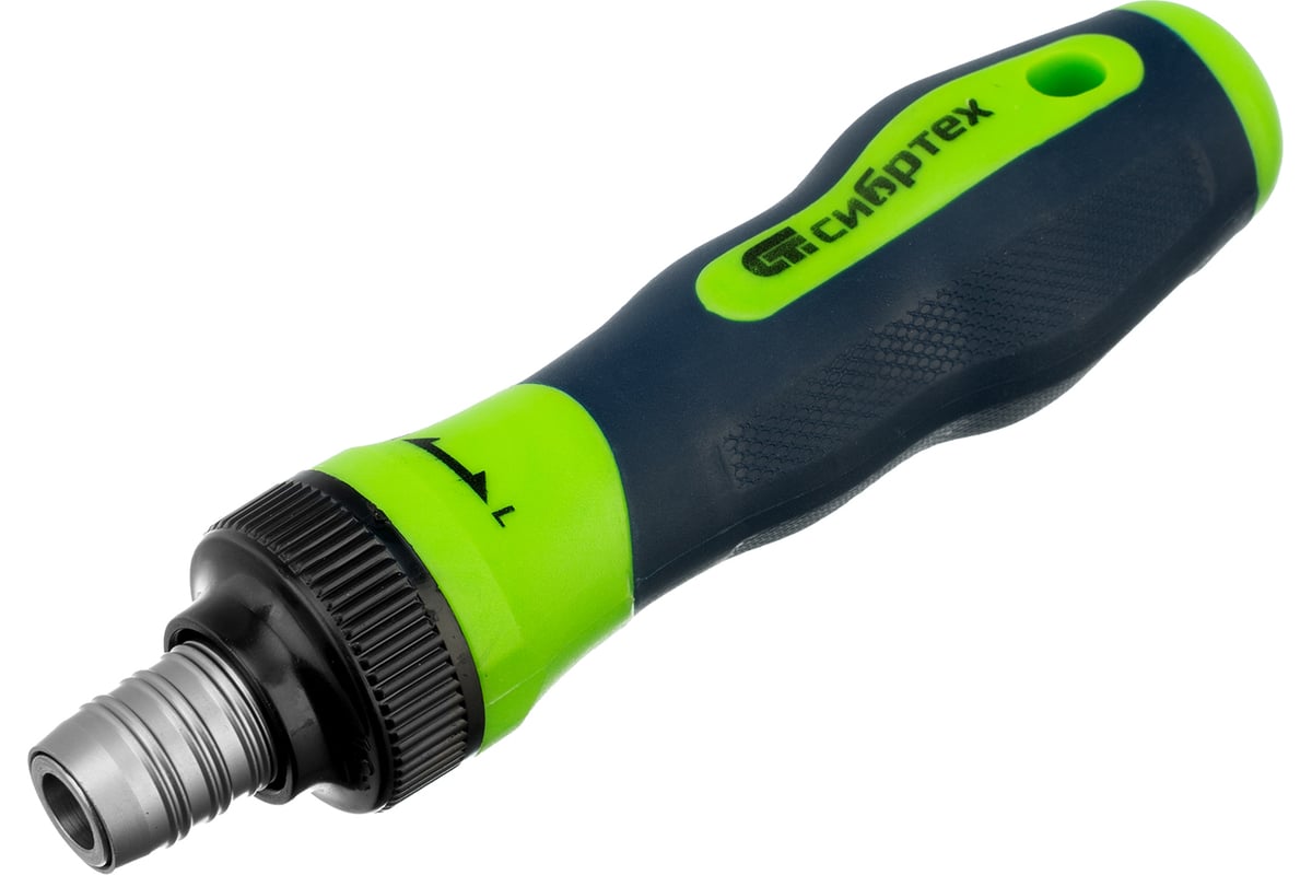 Реверсивная комбинированная отвертка СИБРТЕХ PH2/SL6 CrV// 13368 ...